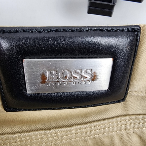 Hugo Boss Alabama Lightweight 5-Pocket Chino Style Casual Pants Biege/Tan 36x30 - Picture 4 of 13